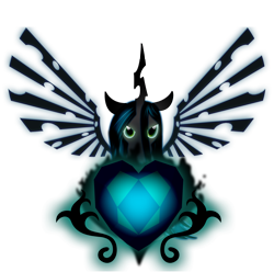 Size: 1700x1688 | Tagged: safe, artist:baxtermega, queen chrysalis, changeling, changeling queen, simple background, transparent background, vector