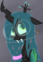 Size: 448x652 | Tagged: source needed, safe, artist:elslowmo, artist:php27, queen chrysalis, changeling, changeling queen, adorkable, braces, cute, cutealis, dork, dorkalis, female, glasses, nerd, sad