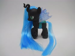 Size: 4320x3240 | Tagged: safe, artist:tiellanicole, queen chrysalis, changeling, changeling queen, brushable, custom, irl, photo, solo, toy