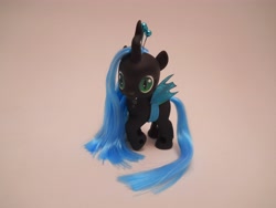 Size: 4320x3240 | Tagged: safe, artist:tiellanicole, queen chrysalis, changeling, changeling queen, nymph, brushable, custom, filly, irl, photo, solo, toy