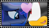 Size: 101x57 | Tagged: safe, artist:tehnotsosupahgirl, princess luna, alicorn, pony, crossover, crossover shipping, deviantart stamp, female, heart, interspecies, love, male, shadluna, shadow the hedgehog, shipping, sonic the hedgehog (series), stamp, straight