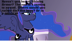 Size: 636x364 | Tagged: safe, princess luna, alicorn, pony, image macro, pacific rim, quote, solo, stacker pentecost