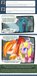 Size: 825x1657 | Tagged: safe, queen chrysalis, changeling, changeling queen, ask, askchrysalis, female, horn, tumblr