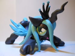Size: 2048x1536 | Tagged: safe, artist:earthenpony, queen chrysalis, changeling, changeling queen, custom, irl, photo, sculpture, solo