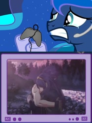 Size: 563x753 | Tagged: safe, princess luna, alicorn, pony, chrom, exploitable meme, fire emblem, fire emblem: awakening, gamer luna, lucina, meme, obligatory pony, tv meme