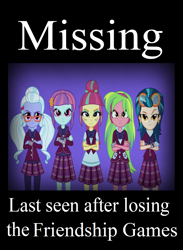 Size: 885x1209 | Tagged: safe, artist:themexicanpunisher, artist:xxdigiradiancexx, indigo zap, lemon zest, sour sweet, sugarcoat, sunny flare, equestria girls, friendship games, clothes, missing, school uniform, shadow five