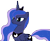 Size: 7250x6000 | Tagged: safe, artist:kiowa213, princess luna, alicorn, pony, absurd resolution, simple background, solo, transparent background, unamused, vector