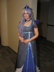 Size: 487x650 | Tagged: artist needed, safe, princess luna, human, cosplay, irl, irl human, ohayocon, photo, solo