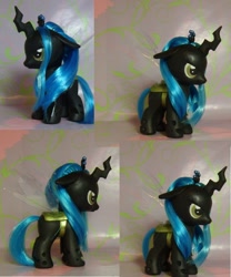 Size: 783x942 | Tagged: safe, artist:sanadaookmai, queen chrysalis, changeling, changeling queen, brushable, custom, filly, irl, photo, solo, toy