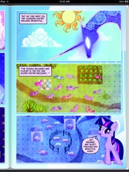 Size: 720x960 | Tagged: safe, idw, princess luna, twilight sparkle, alicorn, pony, friendship is magic, spoiler:comic, idw advertisement, official, preview, the magic begins