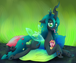 Size: 1484x1226 | Tagged: safe, artist:blacky-moon, princess cadance, queen chrysalis, alicorn, changeling, changeling queen, pony, cute, cutealis, plushie