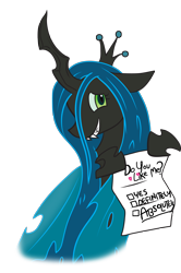 Size: 1666x2516 | Tagged: safe, artist:mf99k, queen chrysalis, changeling, changeling queen, crossover, cute, cutealis, gravity falls, reference, tourist trapped