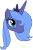 Size: 1234x1859 | Tagged: safe, artist:axemgr, princess luna, alicorn, pony, portrait, s1 luna, simple background, solo, transparent background, vector