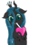 Size: 300x467 | Tagged: safe, artist:infernaldalek, queen chrysalis, changeling, changeling queen, cute, cutealis, drinking, heart, love, solo