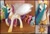 Size: 2701x1832 | Tagged: safe, artist:antych, princess celestia, alicorn, pony, custom, female, horn, mare, multicolored mane, solo, toy, white coat