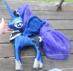 Size: 3193x3128 | Tagged: safe, artist:abdhitanmireen, princess luna, irl, photo, plushie