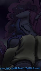 Size: 640x1100 | Tagged: safe, artist:ask-kurracolt, princess luna, alicorn, pony, luna-afterdark, sleeping, solo