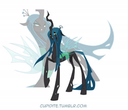 Size: 1785x1532 | Tagged: safe, artist:tarajenkins, queen chrysalis, changeling, changeling queen, cupidite, female, solo, zoom layer