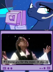 Size: 563x769 | Tagged: safe, princess luna, alicorn, pony, exploitable meme, meme, obligatory pony, tasmin archer, tv meme