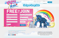 Size: 1339x878 | Tagged: safe, derpy hooves, princess luna, alicorn, pony, bronymate, date, dating, faq, female, free, heart, lesbian, link, lunaderp, magic wand, mating, poe's law, rainbow, shipping, text, transgender, wat, website, why