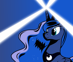 Size: 1024x875 | Tagged: dead source, safe, artist:heatwavemakesart, princess luna, alicorn, pony, smiling, solo, vector