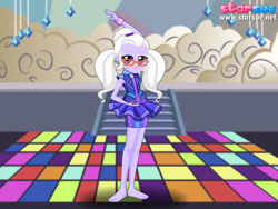 Size: 800x600 | Tagged: safe, sugarcoat, equestria girls, barefoot, feet, female, glasses, solo, starsue