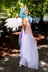 Size: 798x1200 | Tagged: safe, artist:cosmic-empress, princess celestia, human, cosplay, irl, irl human, photo