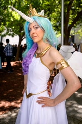 Size: 798x1200 | Tagged: safe, artist:cosmic-empress, princess celestia, human, cosplay, irl, irl human, photo