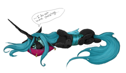 Size: 925x541 | Tagged: safe, artist:kaleidoscopic, queen chrysalis, changeling, changeling queen, cheeselegs, crying, cute, cutealis, sad