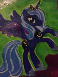 Size: 720x960 | Tagged: safe, artist:starlily77, princess luna, alicorn, pony, female, horn, mare, solo, traditional art