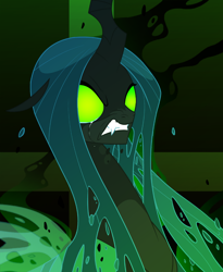 Size: 1024x1249 | Tagged: safe, artist:tarajenkins, queen chrysalis, changeling, changeling queen, crying, cupidite, female