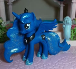 Size: 556x500 | Tagged: safe, artist:sanadaookmai, princess luna, brushable, custom, irl, photo, solo, toy