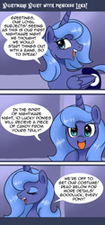 Size: 550x1174 | Tagged: safe, artist:pijinpyon, princess luna, alicorn, pony, ask little luna, comic, contest, s1 luna, solo