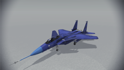 Size: 1920x1080 | Tagged: safe, princess luna, ace combat, barely pony related, custom colors, f-15 eagle, f-15s, jet