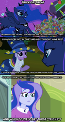 Size: 638x1189 | Tagged: safe, princess luna, twilight sparkle, vice principal luna, equestria girls, equestria girls (movie), image macro, luna's office, nightmare night