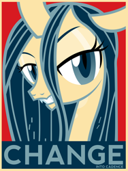 Size: 6000x8000 | Tagged: safe, artist:lazypixel, queen chrysalis, changeling, changeling queen, absurd resolution, change, hope poster, poster