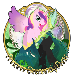 Size: 900x937 | Tagged: safe, artist:monsieurwilliam, princess cadance, queen chrysalis, alicorn, changeling, changeling queen, pony, disguise, disguised changeling, fake cadance