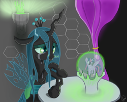 Size: 2500x2000 | Tagged: safe, artist:chaosmalefic, queen chrysalis, twilight sparkle, twilight sparkle (alicorn), alicorn, changeling, changeling queen, pony, crying, female, mare