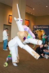 Size: 2435x3644 | Tagged: safe, princess celestia, human, cosplay, eccc 2012, emerald city comicon, irl, irl human, photo, quadsuit, the burdened