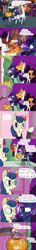 Size: 1280x8829 | Tagged: safe, artist:talludde, bon bon, princess celestia, princess luna, sweetie drops, ask the princess of night, candy, comic, dentist, glasses, homestuck, magic, ponyville, telekinesis, tumblr, vriska serket, wolverine