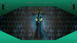 Size: 2732x1536 | Tagged: safe, artist:jamesg2498, queen chrysalis, changeling, changeling queen, female, vector, wallpaper