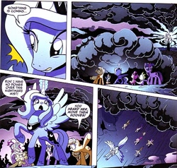 Size: 500x476 | Tagged: safe, idw, princess luna, alicorn, pony, spoiler:comic, comic, nightmare, s1 luna