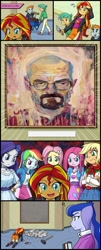 Size: 800x1977 | Tagged: safe, princess luna, snips, sunset shimmer, vice principal luna, equestria girls, breaking bad, exploitable meme, heisenberg, meme, sunset's art critics, walter white