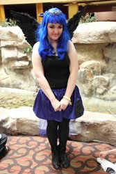 Size: 853x1280 | Tagged: safe, princess luna, human, cosplay, irl, irl human, photo, solo