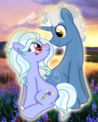 Size: 259x320 | Tagged: safe, artist:doodleponyxx, pokey pierce, sugarcoat, earth pony, pony, unicorn, equestria girls ponified, female, male, pokeycoat, ponified, shipping, straight