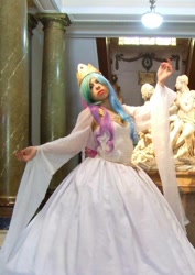 Size: 678x960 | Tagged: safe, artist:yuna cynthia, princess celestia, human, cosplay, irl, irl human, photo