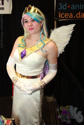 Size: 618x927 | Tagged: safe, princess celestia, human, cosplay, irl, irl human, photo, solo