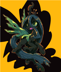 Size: 676x800 | Tagged: safe, artist:kolshica, queen chrysalis, changeling, changeling queen, female, solo