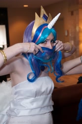 Size: 2848x4288 | Tagged: safe, princess celestia, human, cosplay, irl, irl human, photo, solo