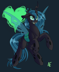 Size: 1300x1567 | Tagged: safe, artist:spittfireart, queen chrysalis, changeling, changeling queen, female, solo